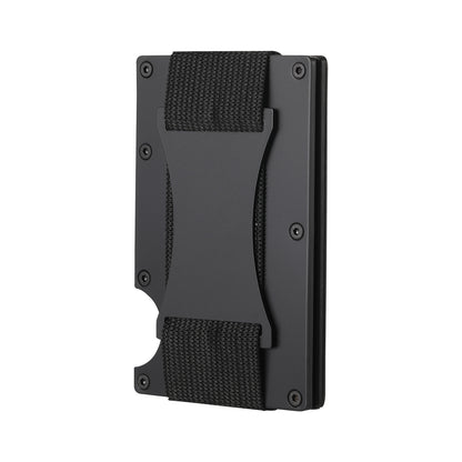 Ultra-Slim Wallet – Real Carbon Fiber & Aluminum RFID Card Holder